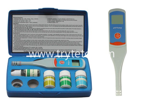 TR-LE-620  pH/Temperature tester(Pen) -1.00 to 15.00pH, 0 to 60oC
