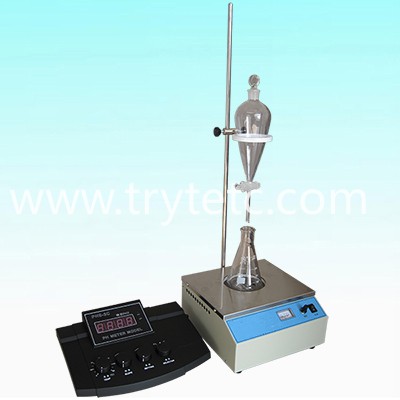 Water soluble acid and alkali tester for petroleum products