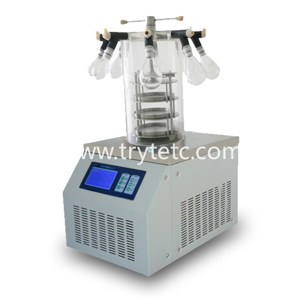 TR-10 series3~4kg/24hours, 0.07~0.1m2, Bench-top Freeze Drye